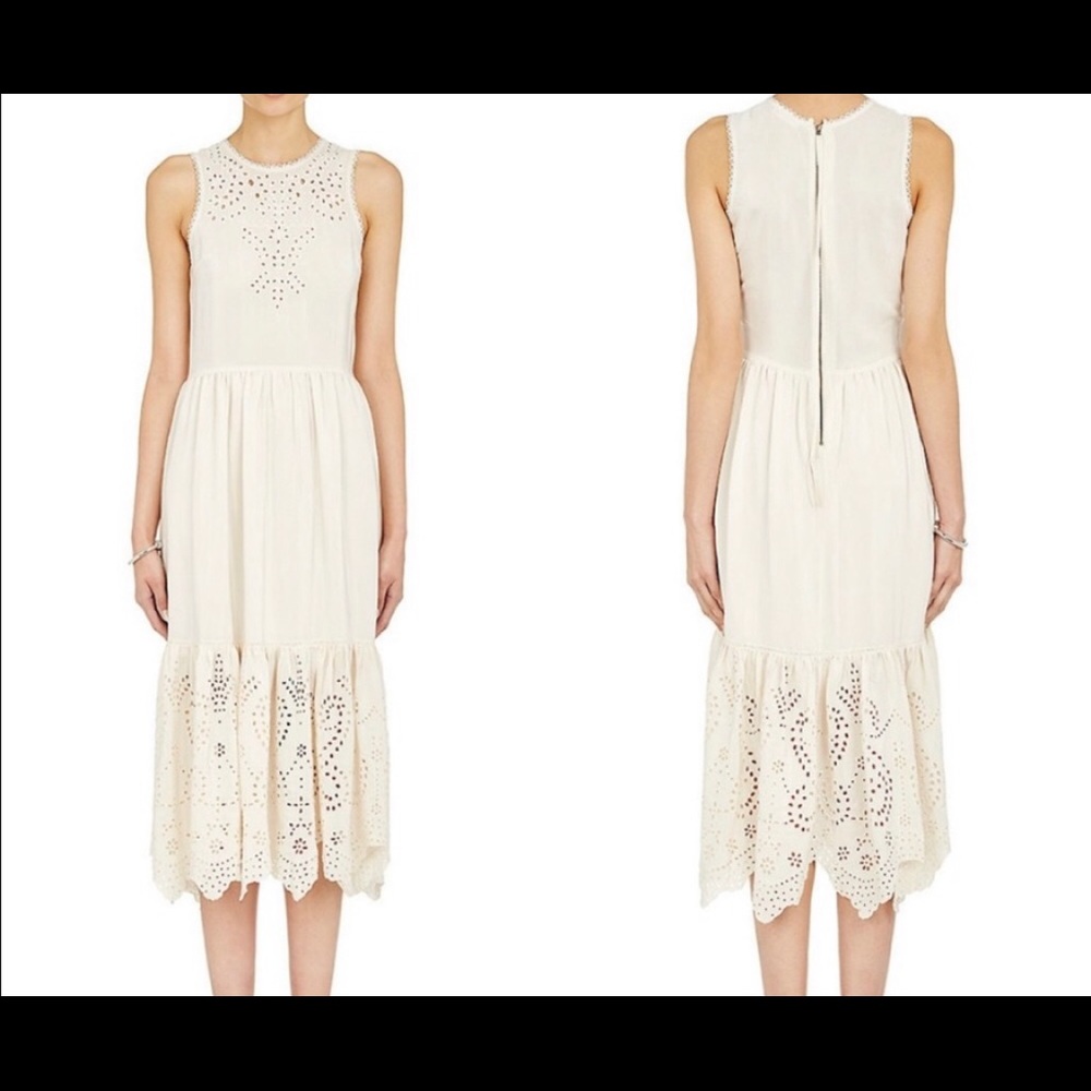 Ulla Johnson silk eyelet dress